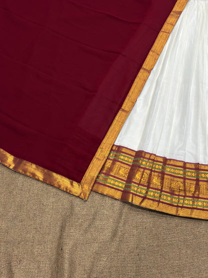 Mul Chanderi Cotton Readymade Dhavani / Half Saree Collection – ₹1399