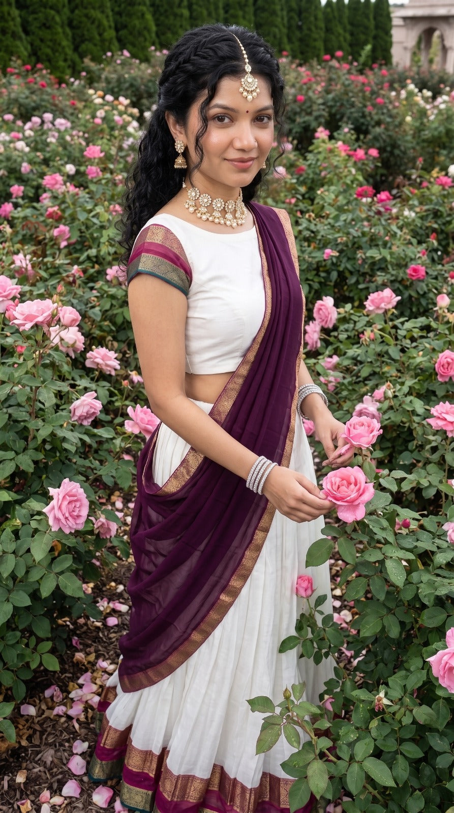 Mul Chanderi Cotton Readymade Dhavani / Half Saree Collection – ₹1399