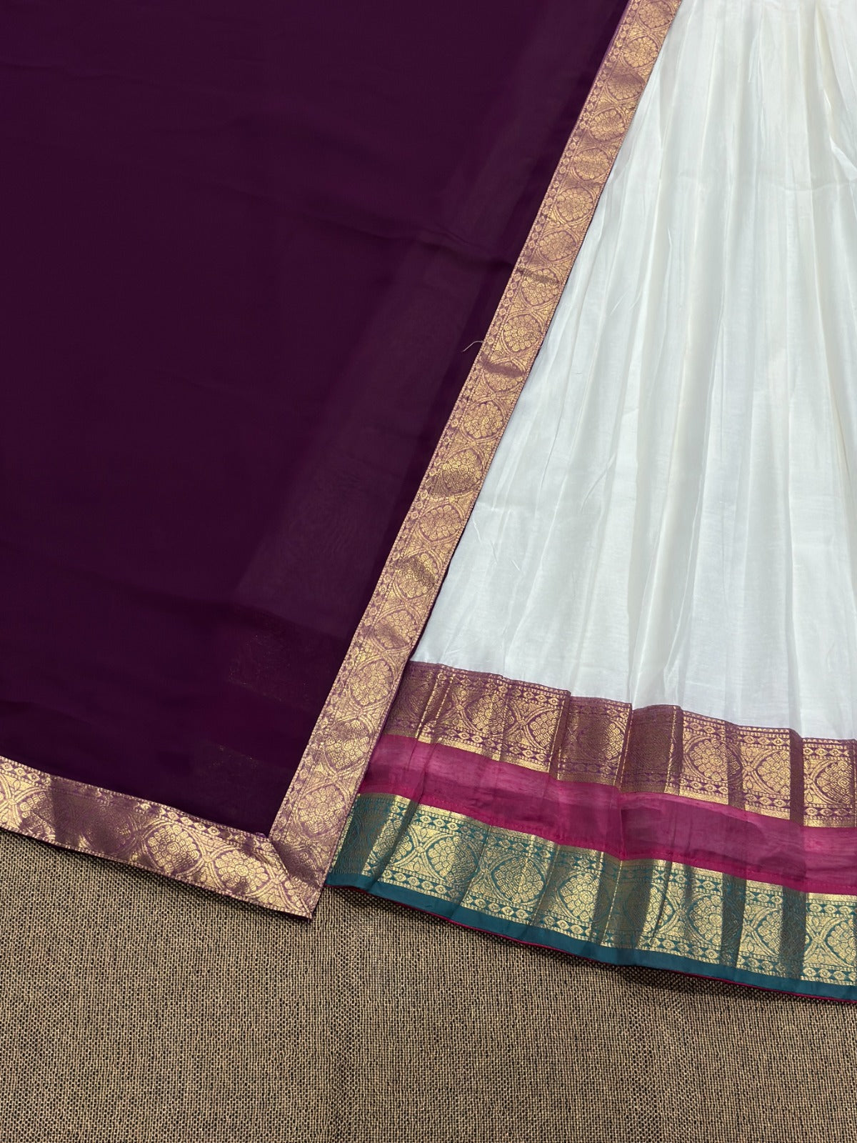 Mul Chanderi Cotton Readymade Dhavani / Half Saree Collection – ₹1399