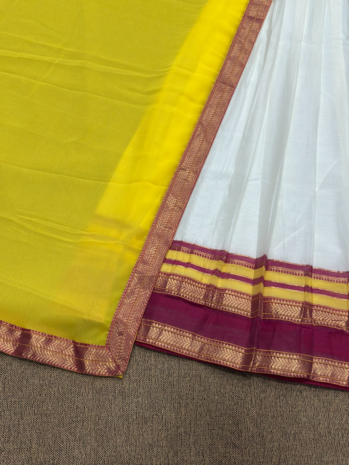 Mul Chanderi Cotton Readymade Dhavani / Half Saree Collection – ₹1399