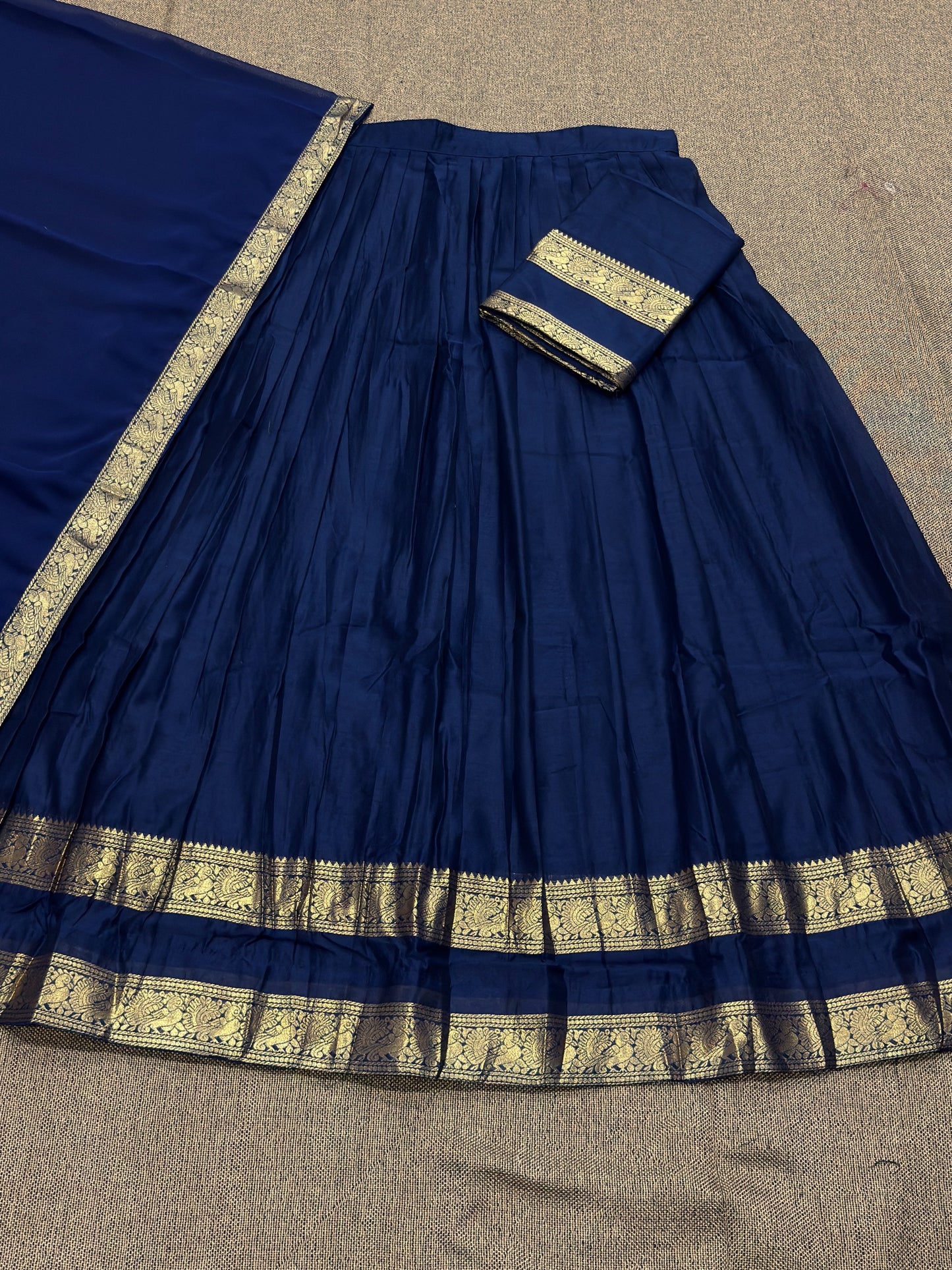 Cotton Silk Readymade Dhavani / Half Saree Collection – ₹1399