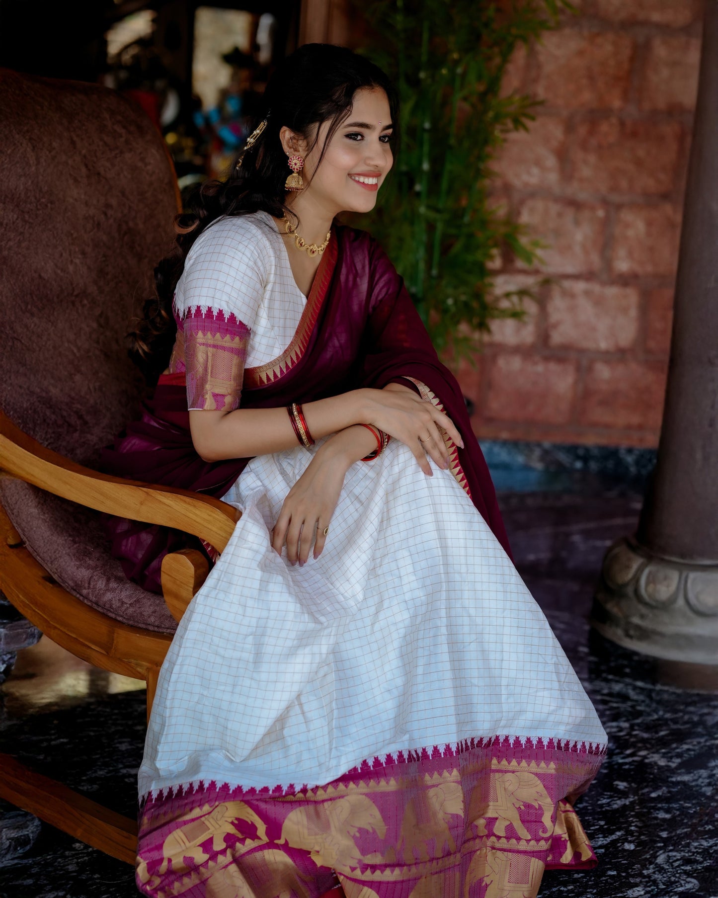 Jacquard Cotton Silk Readymade Dhavani / Half Saree Collection – ₹1399