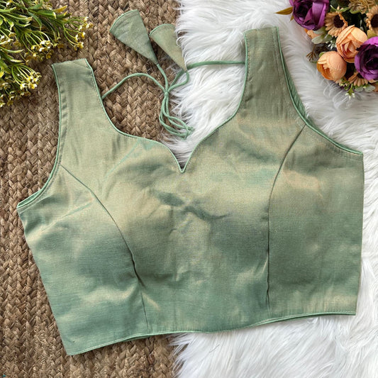 Soft Semi Silk Sweetheart Readymade Blouse – ₹550