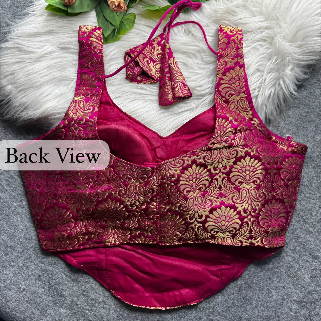 Brocade Silk Readymade Blouse – ₹650