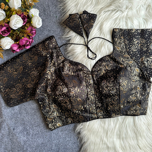 Brocade Readymade Blouse – ₹699