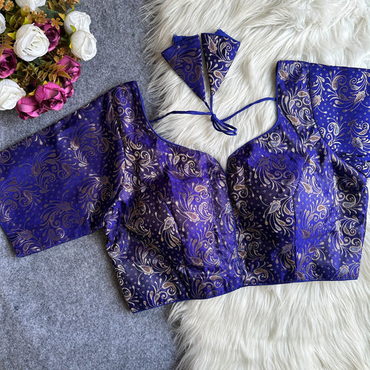 Brocade Readymade Blouse – ₹699