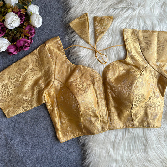 Brocade Readymade Blouse – ₹699