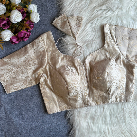 Brocade Readymade Blouse – ₹699