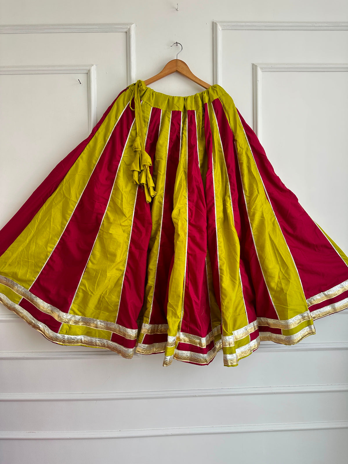 Navaratri Special Cotton Slub Flared Skirt