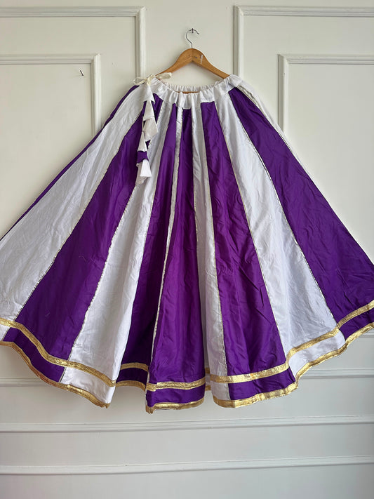 Navaratri Special Cotton Slub Flared Skirt