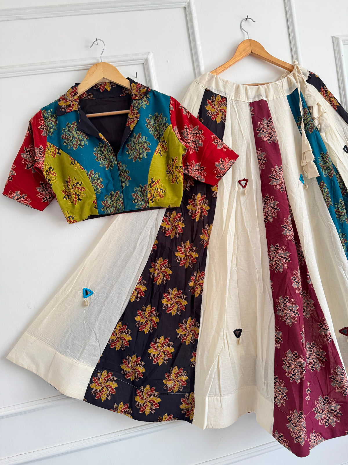 Navaratri Special Khadi Cotton Ajrakh Chaniya Choli
