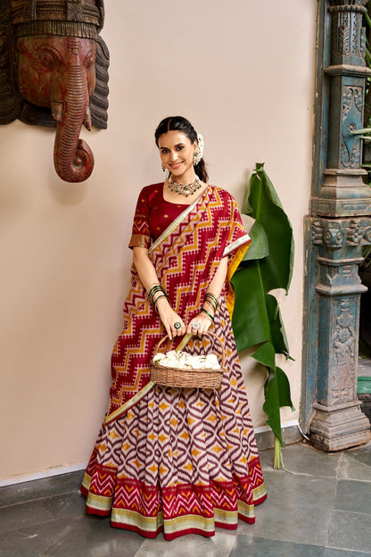 Navaratri Special Tussar Chaniya Choli Lehenga Collection