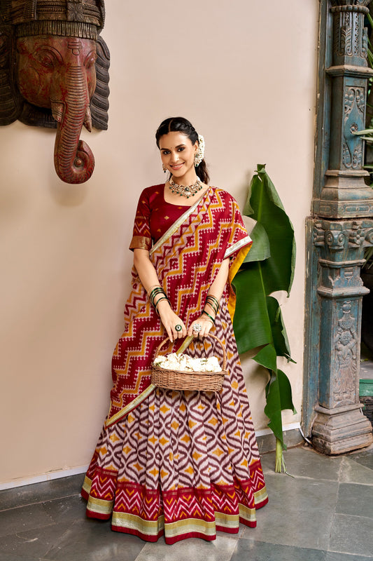 Navaratri Special Tussar Chaniya Choli Lehenga Collection