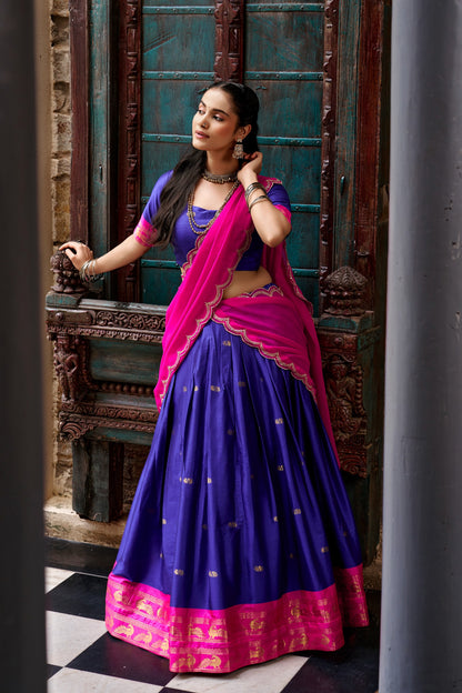Navaratri Special Readymade Dhavani / Lehenga Collection