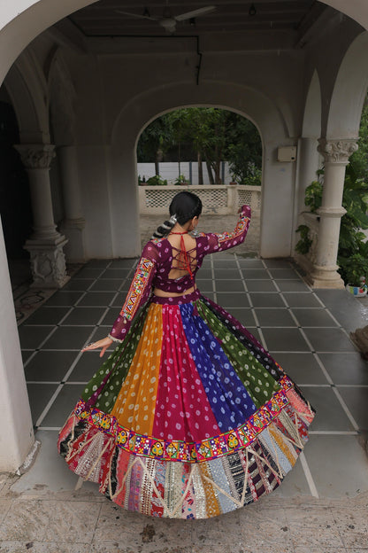 Navaratri Special Georgette Kutch Work Chaniya Choli