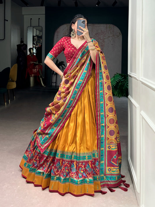 Navaratri Special Tussar Chaniya Choli Lehenga Collection
