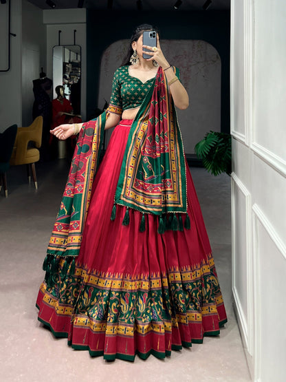 Navaratri Special Tussar Chaniya Choli Lehenga Collection