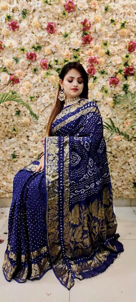 Artsilk Bandhini Sarees