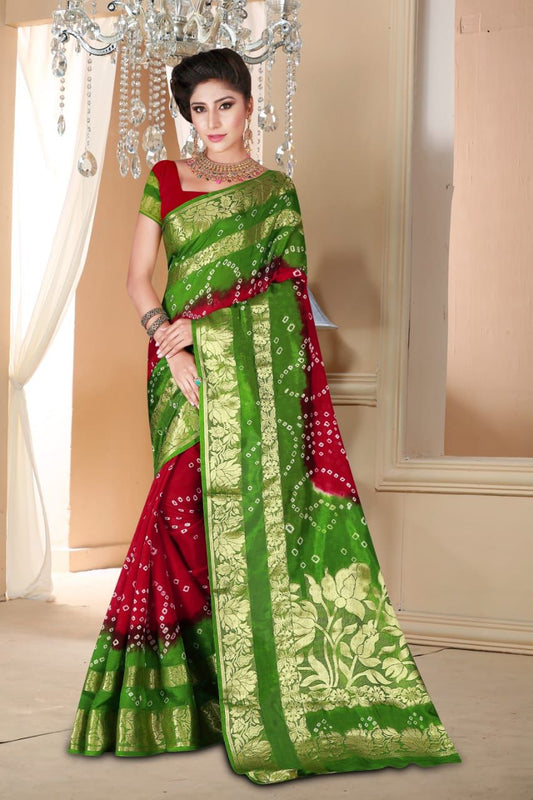 Artsilk Bandhini Sarees