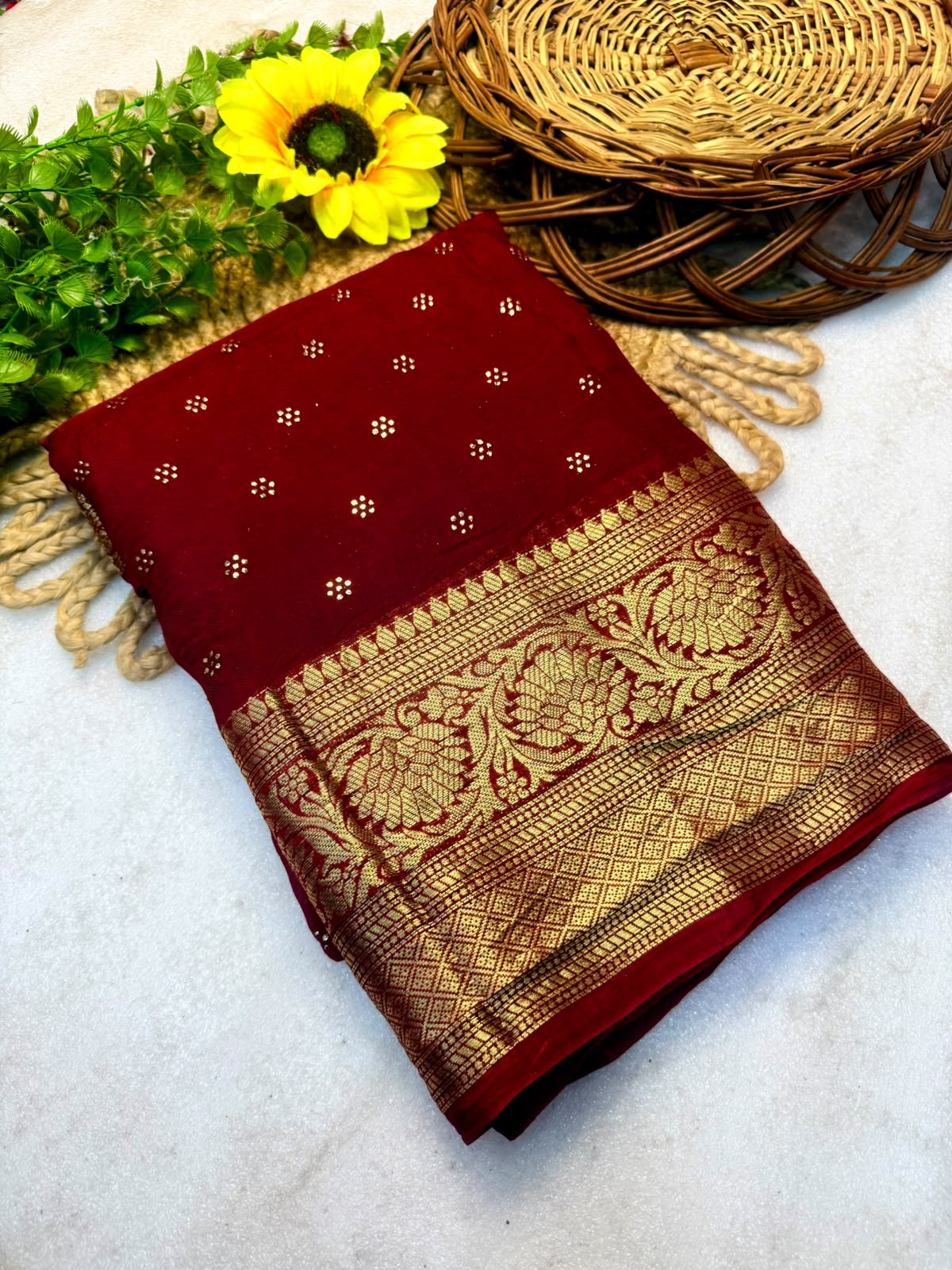 Cotton Silk Sarees with Rich Jacquard Borders