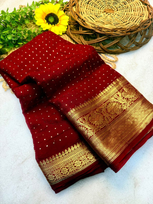 Cotton Silk Sarees with Rich Jacquard Borders