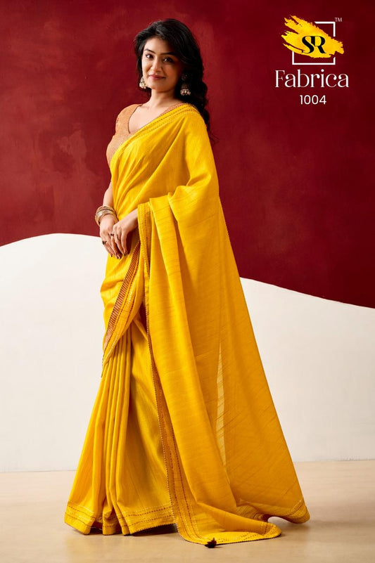 Semi Tussar Silk Sarees with Katha Thread Work Borders