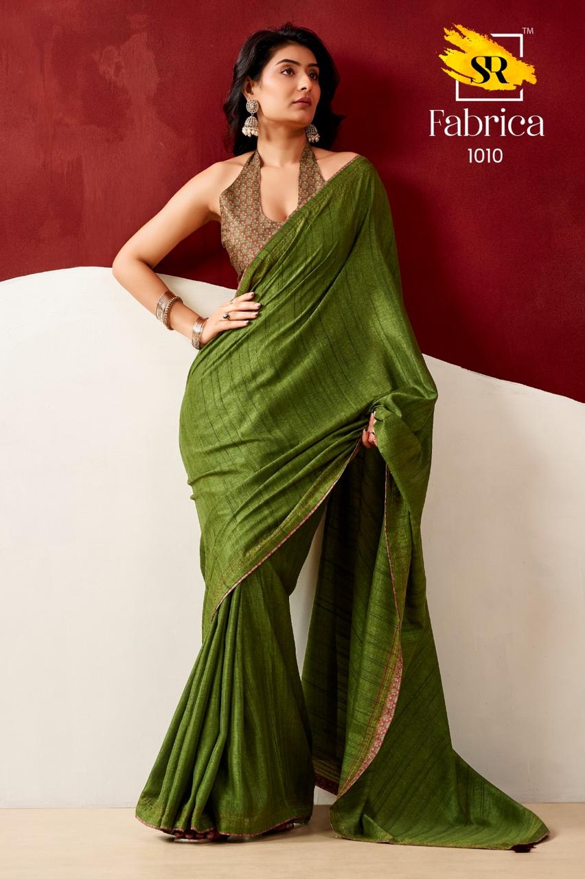 Semi Tussar Silk Sarees with Katha Thread Work Borders