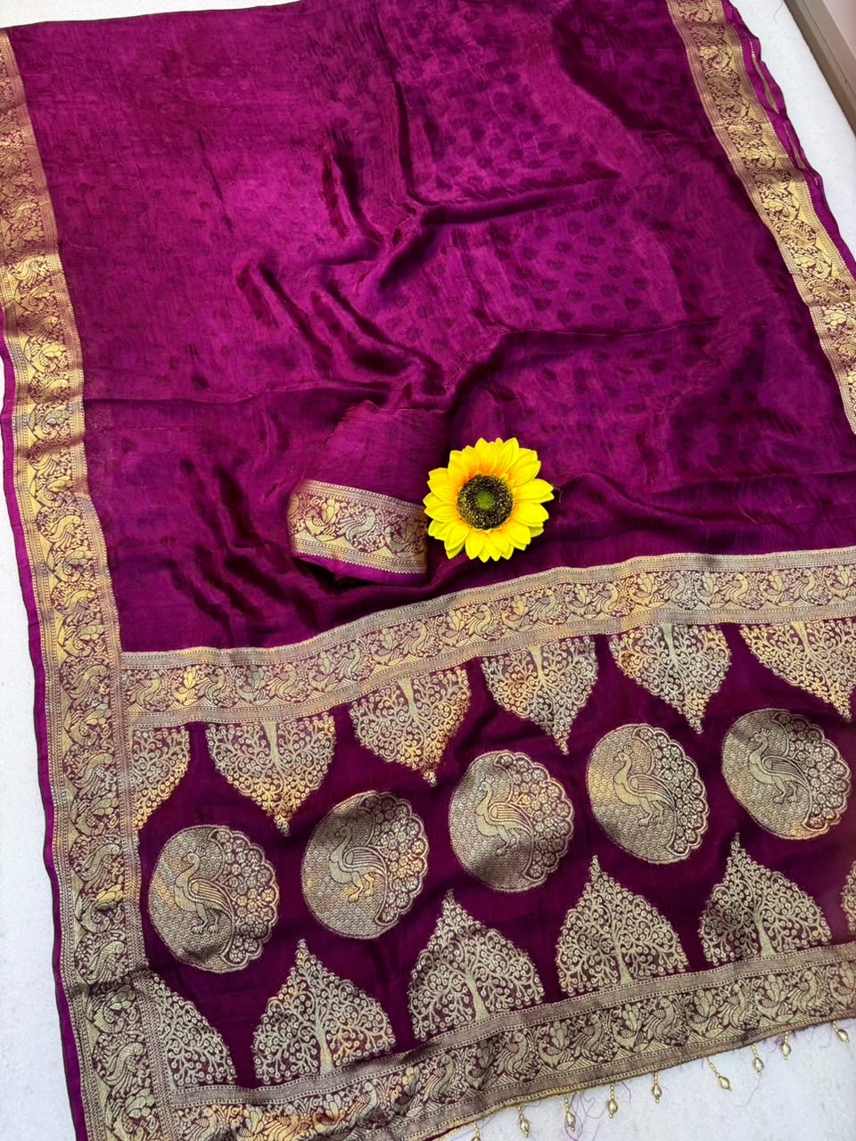 Kanjivaram Cotton Silk Weaving Sarees