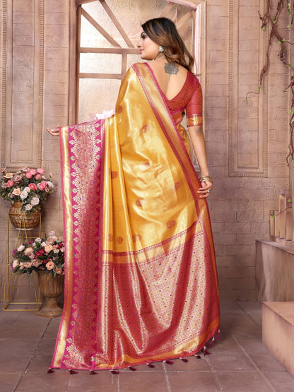 Kanjivaram Banarasi Tissue Silk Sarees
