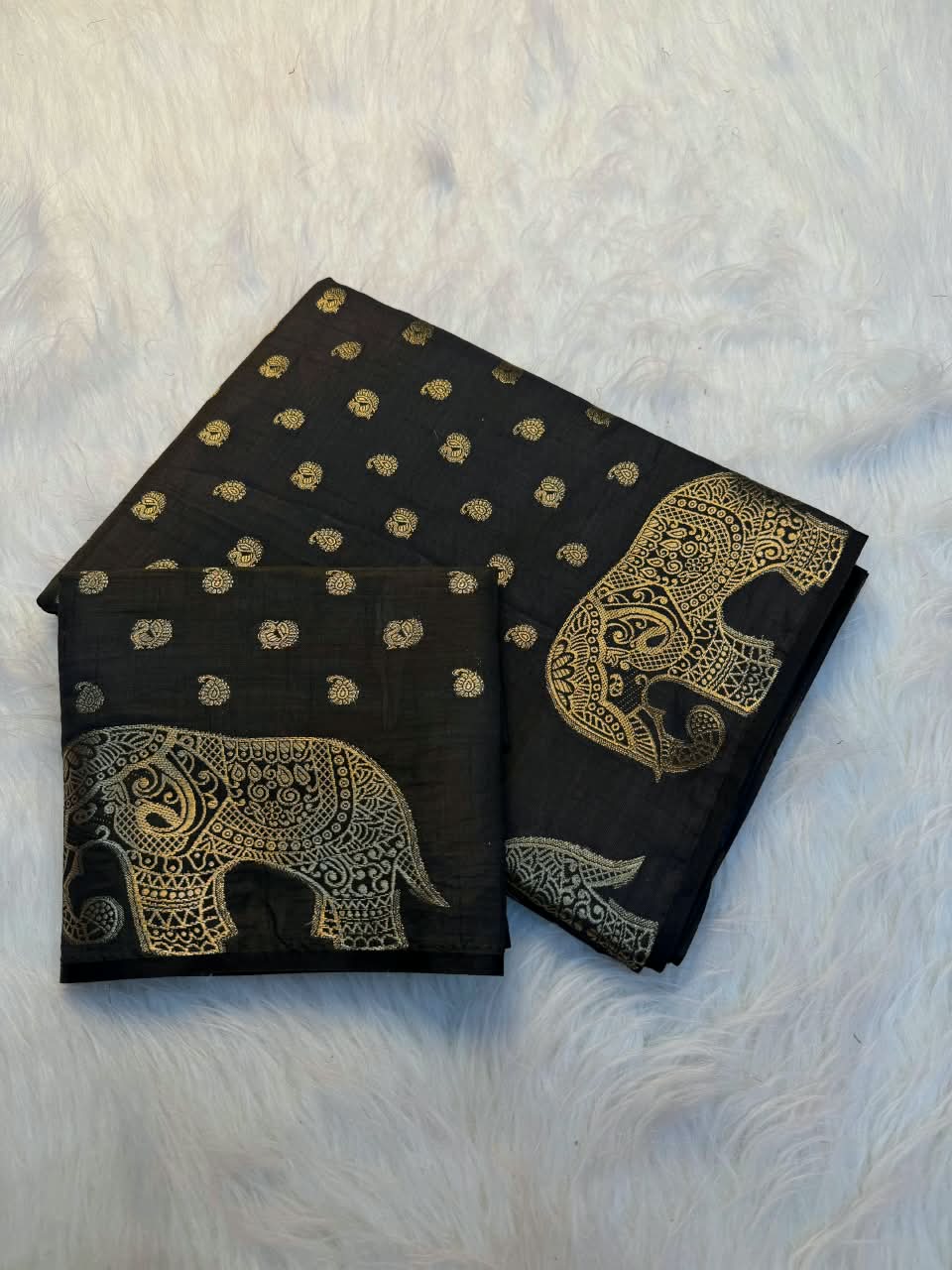 Viscose Tussar Silk Sarees with Viscose Zari Borders & Chit Pallu
