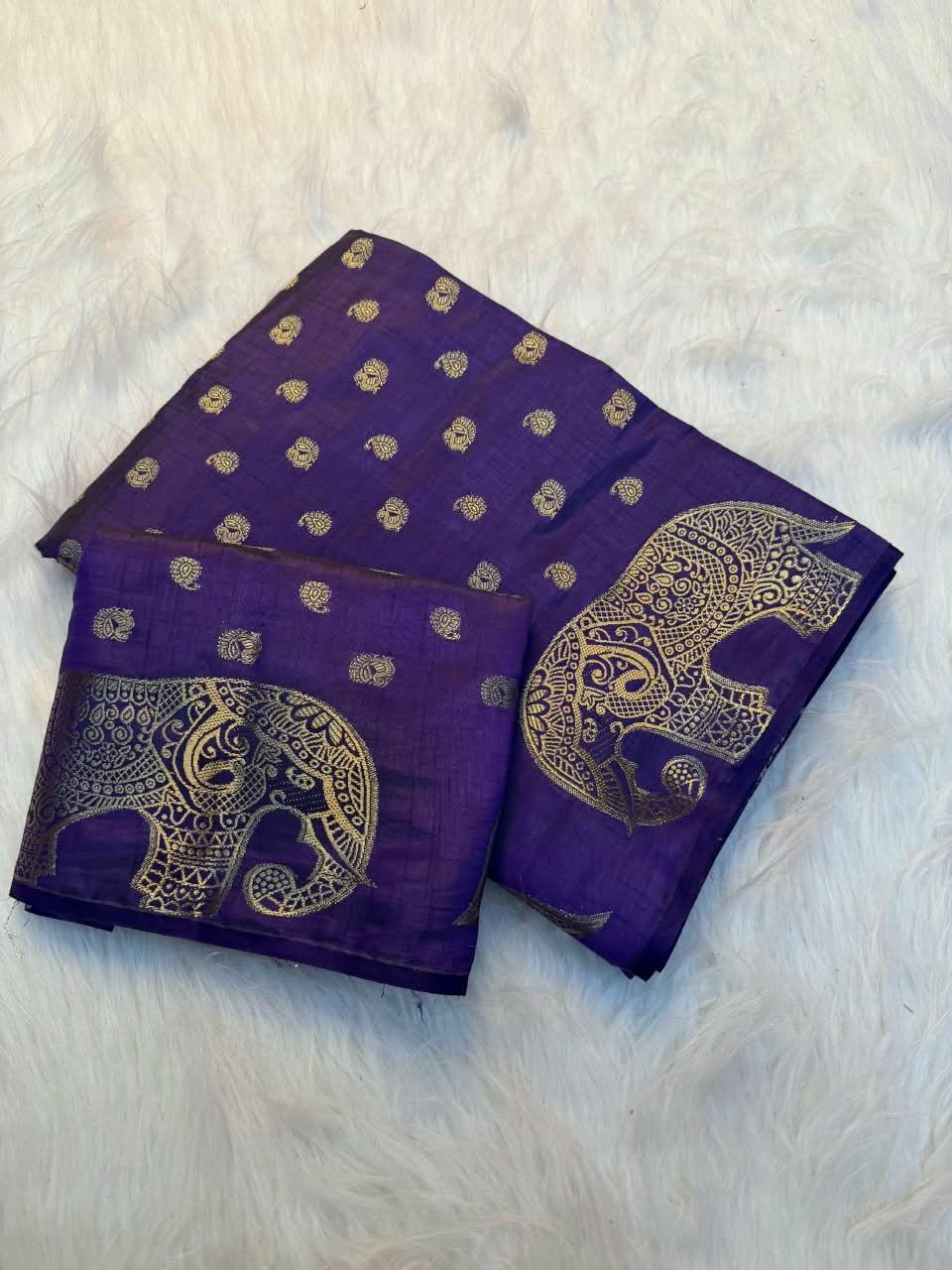 Viscose Tussar Silk Sarees with Viscose Zari Borders & Chit Pallu