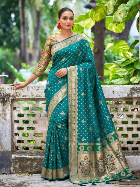 Semi Kanjivaram Banarasi Silk Sarees