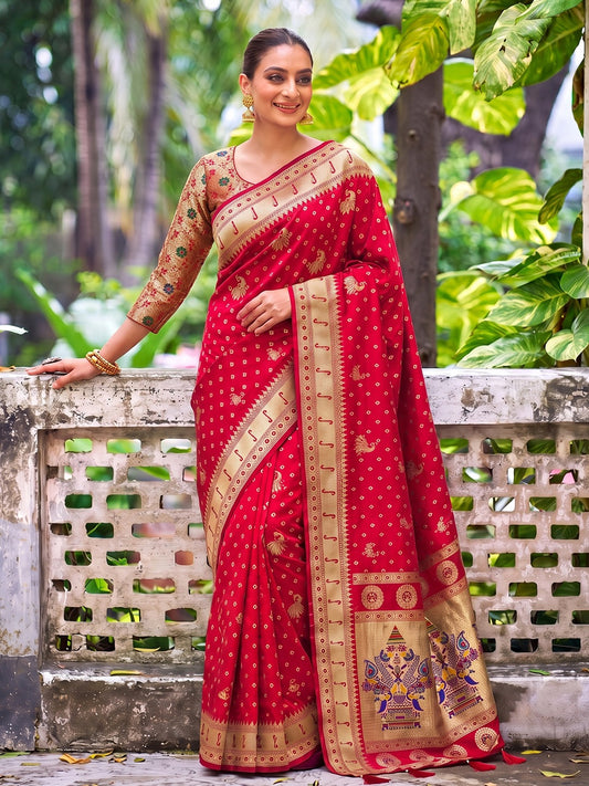 Semi Kanjivaram Banarasi Silk Sarees