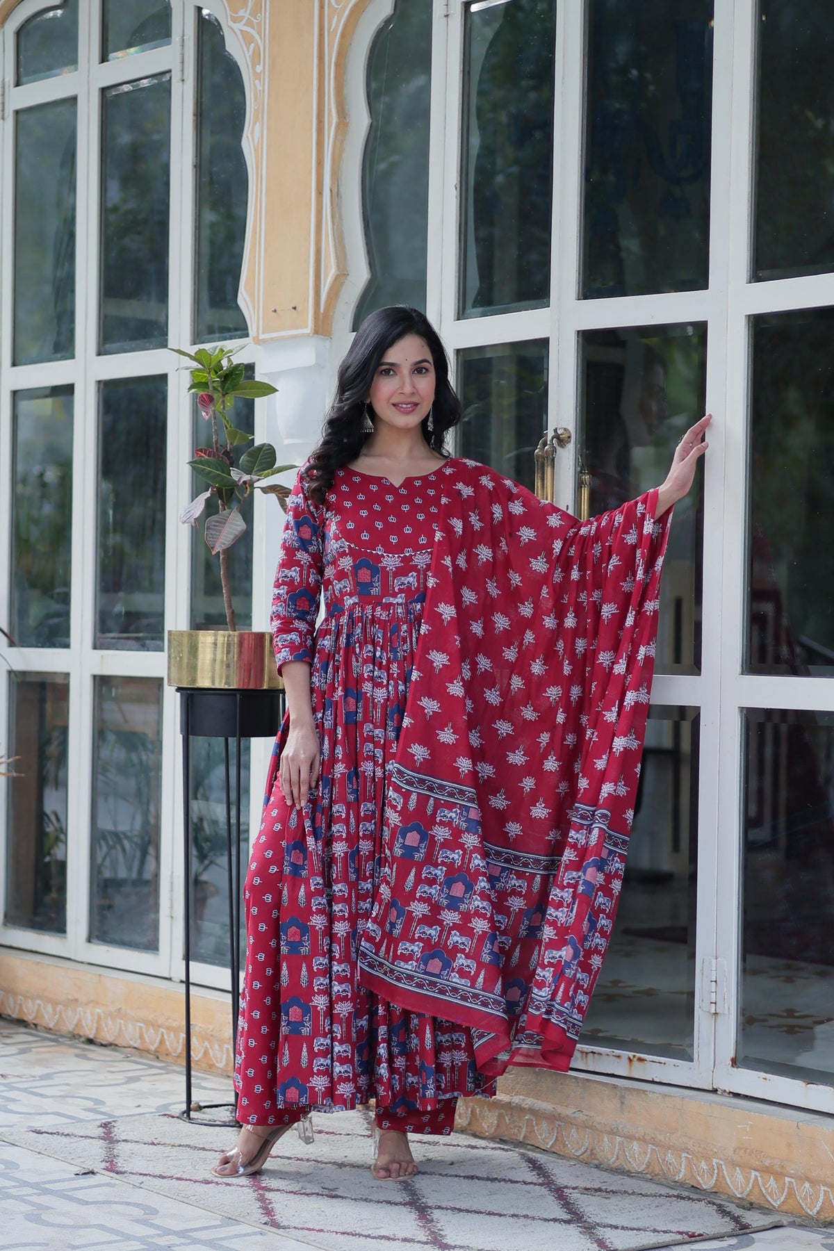 Readymade Soft Pure Cotton Three-Piece Suits