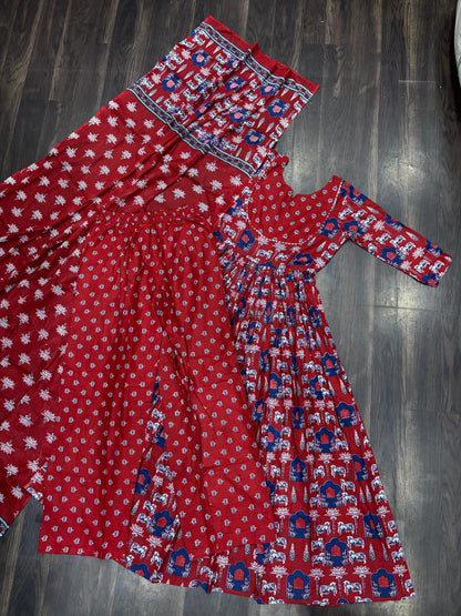 Readymade Soft Pure Cotton Three-Piece Suits