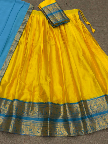 Kanchi Cotton Silk Lehenga Set
