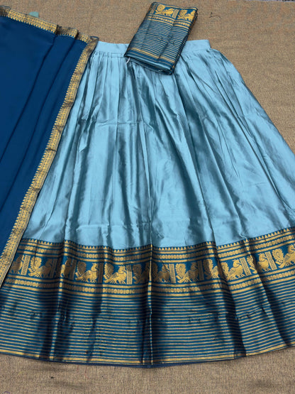 Kanchi Cotton Silk Lehenga Set