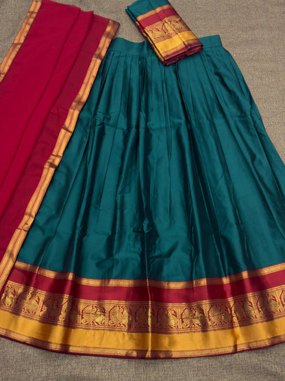 Kanchi Cotton Silk Lehenga Set