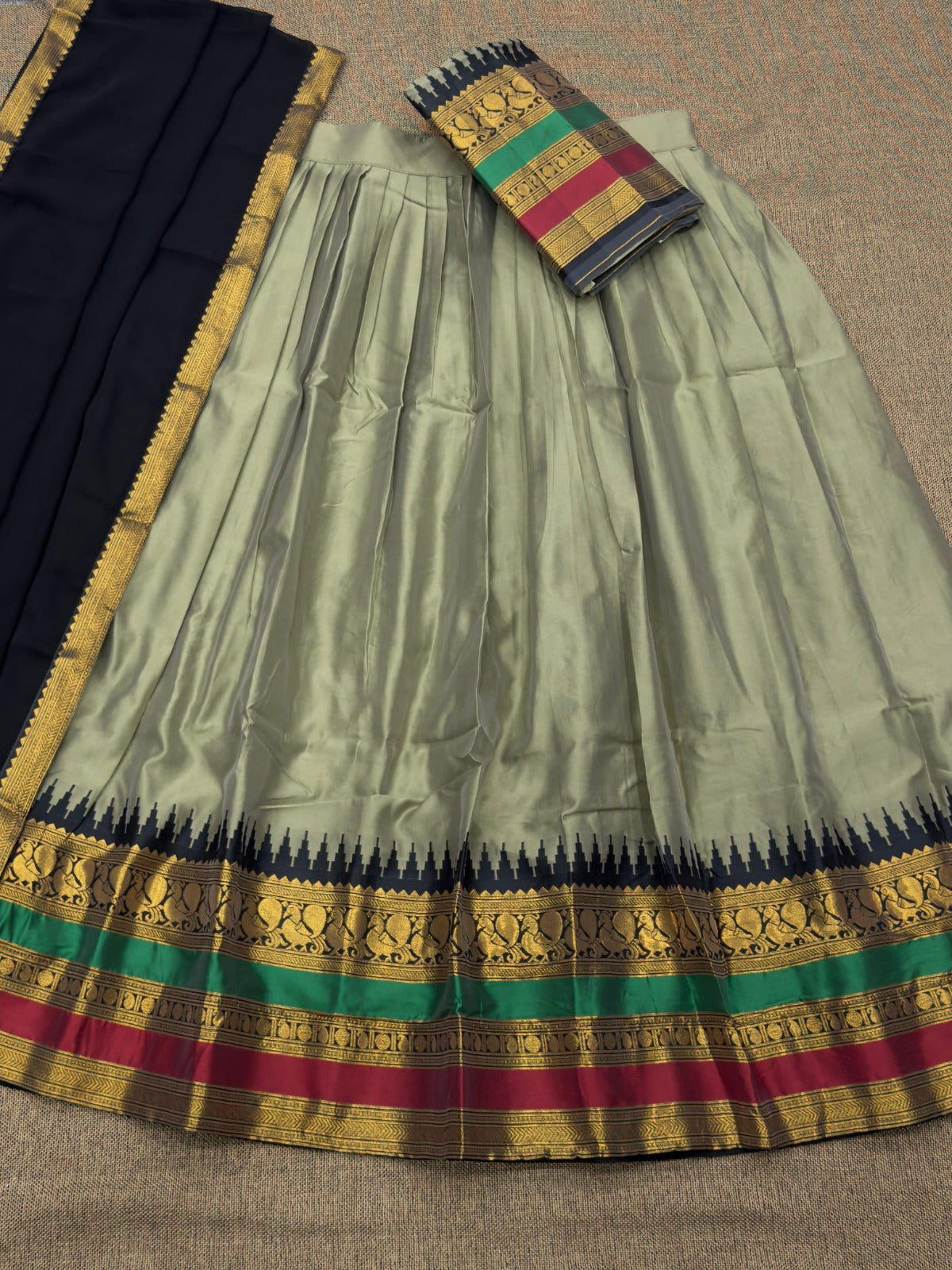 Kanchi Cotton Silk Lehenga Set