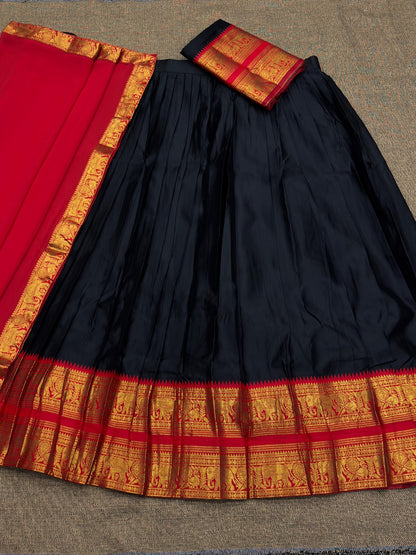 Kanchi Cotton Silk Lehenga Set