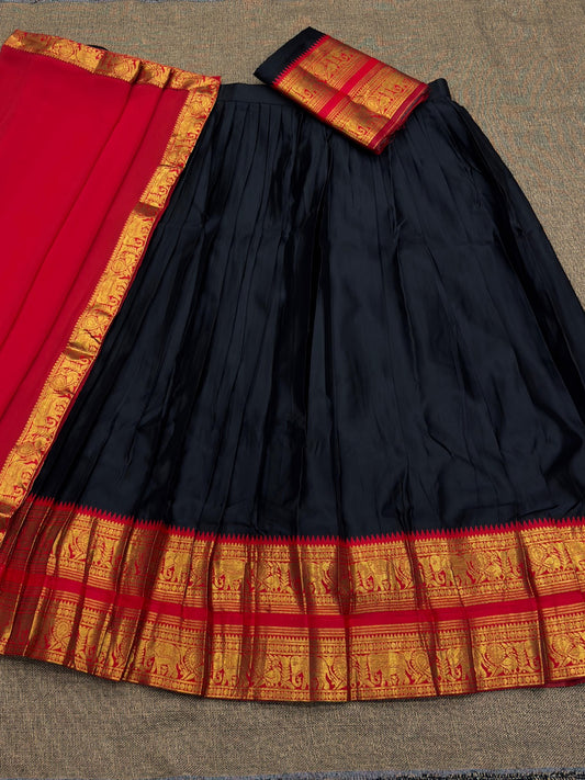 Kanchi Cotton Silk Lehenga Set