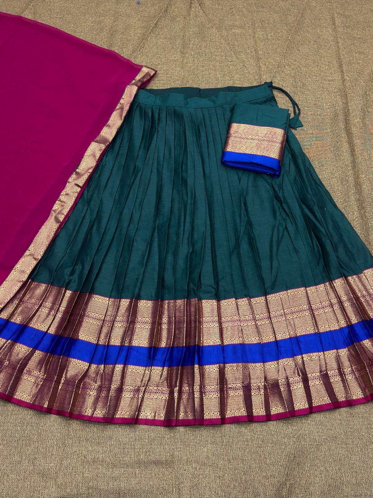 Kanchi Cotton Silk Lehenga Set
