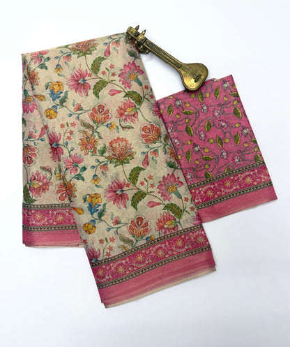 Linen Tissue Silk Saree – ₹999