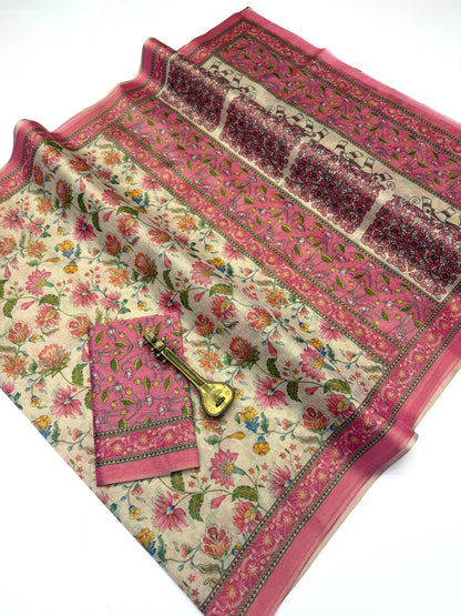Linen Tissue Silk Saree – ₹999