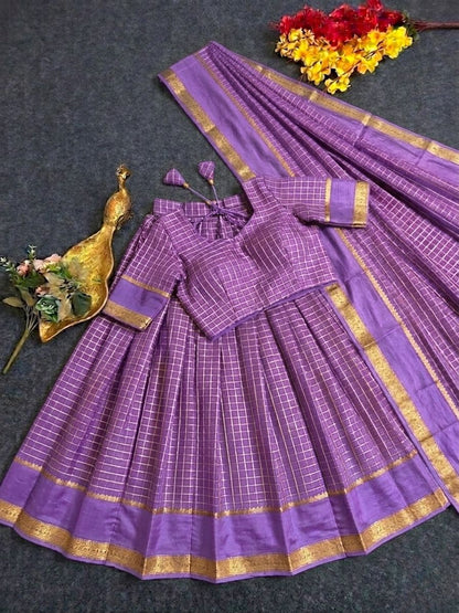 Georgette Viscose Skirt, Blouse & Dupatta Set – ₹1399