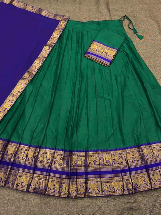 Georgette Viscose Skirt, Blouse & Dupatta Set – ₹1399
