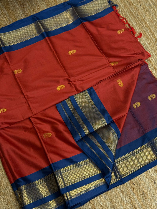 Cotton Silk Sarees with Jacquard Borders