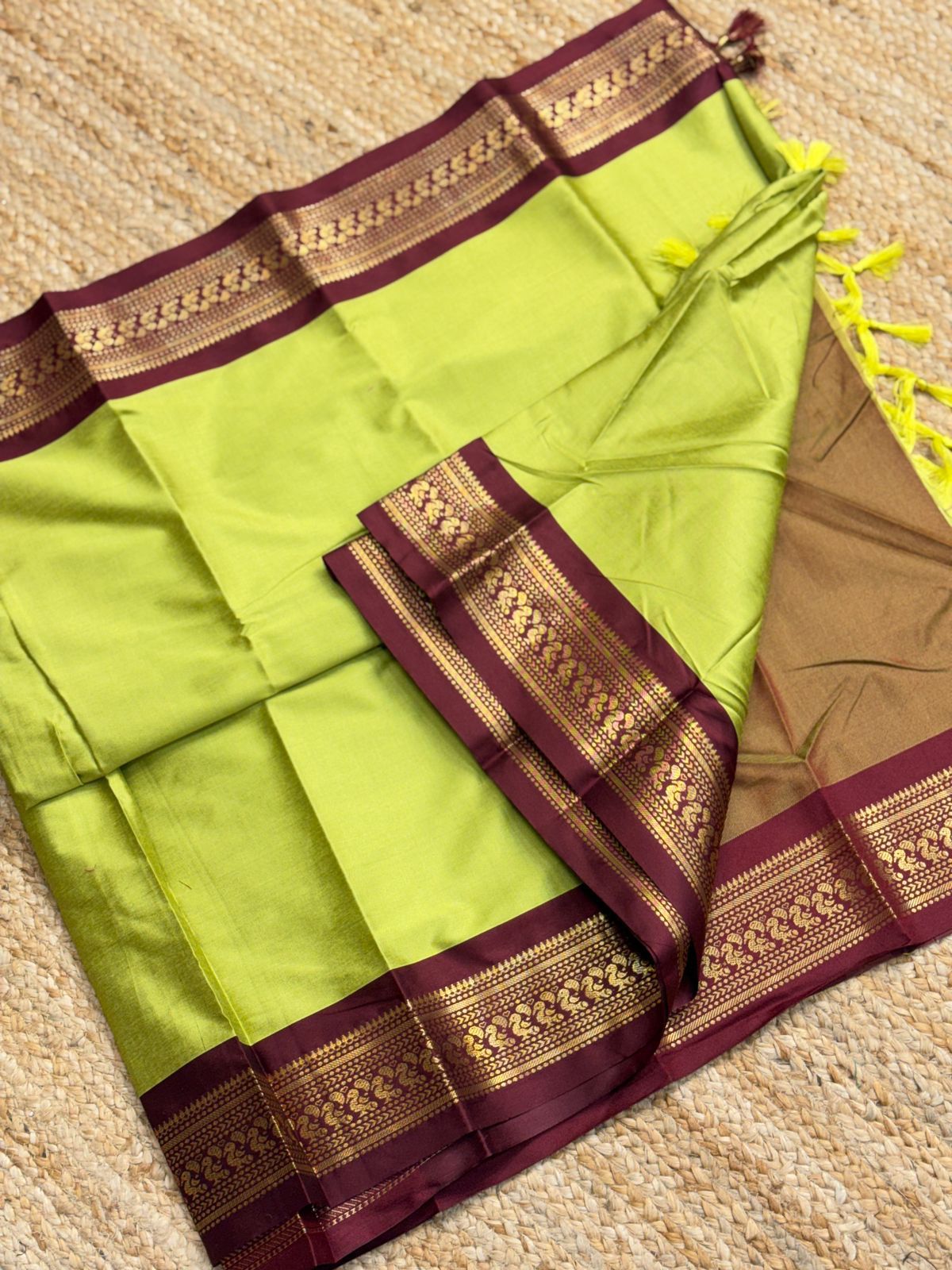 Cotton Silk Sarees with Jacquard Borders