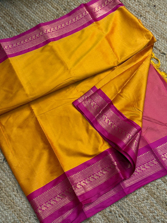 Cotton Silk Sarees with Jacquard Borders