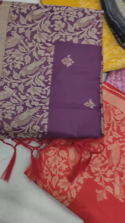 RUTRANG – Banglori Handloom Raw Silk Saree - Black